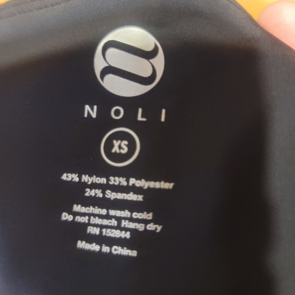 *FINAL* NOLI ROSE LEGGING: FLORAL PRINT: BLACK/RED: NWT: SZ XS - Picture 2 of 5